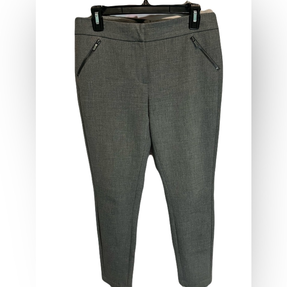 🌫️ EUC CLASSIQUES ENTIER Gray Dress Slacks | Size 8 - Picture 1 of 10